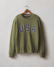unisex relaxed french terry usa crew